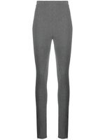 TOTEME legging à taille haute - Gris