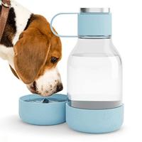 Asobu Tritan waterfles met hondenbak bevestigd 55 oz (blauw)