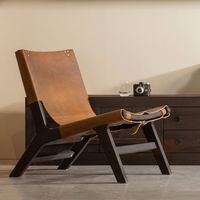 BePureHome Fauteuil Consume - Bruin/Zwart - thumbnail