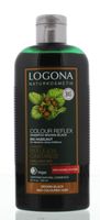 Logona Kleurshampoo bruin zwart bio hazelnoot (250 ml) - thumbnail