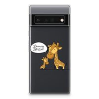 Google Pixel 6 Pro Telefoonhoesje met Naam Giraffe