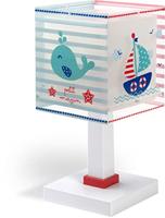 Dalber Kindertafellamp bedlampje Petit Marin zeeman walvis, blauw