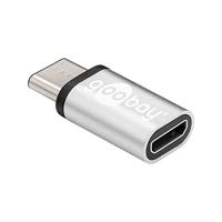 Goobay 56636 USB-C naar USB 2.0 Micro-B adapter, zilver