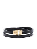 Saint Laurent bracelet à design multi-tours - Noir