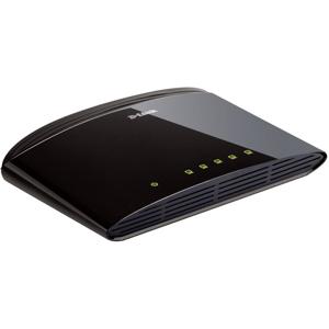 D-Link DES-1005D Unmanaged Fast Ethernet (10/100) Zwart