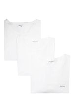 Paul Smith lot de 3 t-shirts à logo imprimé - Blanc