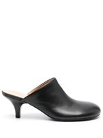 Marsèll mules Spilla 55 mm en cuir - Noir