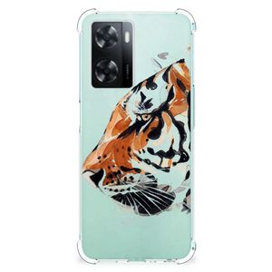 Back Cover OPPO A57 | A57s | A77 4G Watercolor Tiger