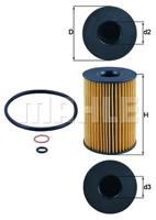 Oliefilter MAHLE, Diameter (mm)75,2mm, u.a. für Alpina, BMW, Rolls-Royce - thumbnail