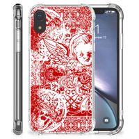 Extreme Case Apple iPhone Xr Angel Skull Rood - thumbnail