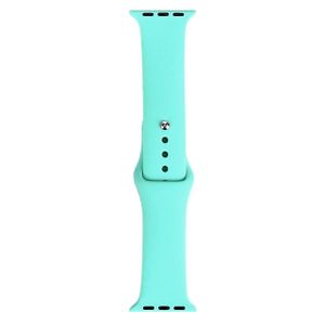 Bandje geschikt voor Apple Watch 38/40MM - Maat S - Horlogebandje - Polsband - Siliconen - Turquoise