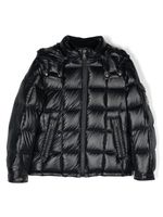 Moncler Enfant detachable-hood padded jacket - Bleu - thumbnail