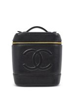 CHANEL Pre-Owned sac à main Vanity à logo cousu (1998) - Noir