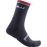 Castelli Quindici Soft Merino fietsokken blauw heren S-M