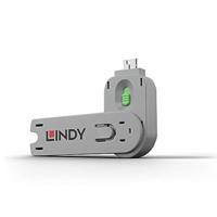 LINDY 40621 sleutel voor USB-poort slot, groen
