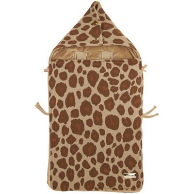 Meyco autostoel voetenzak Panter camel Meyco autostoel voetenzak Panter camel