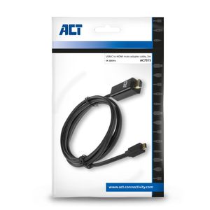 ACT Connectivity USB-C naar HDMI kabel, 2,0 meter kabel 4K