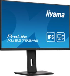 iiyama ProLite XUB2793HS-B6 LED display 6,86 cm (2.7") 1920 x 1080 Pixels Full HD Zwart