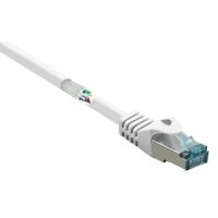 Renkforce RF-5043912 RJ45 Netwerkkabel, patchkabel CAT 6A S/FTP 10.00 m Wit Snagless, Vlambestendig 1 stuk(s) - thumbnail