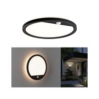 Paulmann Lamina PIR 94664 LED-buitenlamp met bewegingsmelder (wand) LED 15 W Zwart - thumbnail