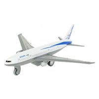 Toi-Toys Pull Back Vliegtuig Metaal Boeing 777 - thumbnail