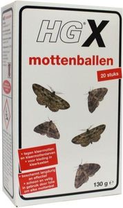 HG X mottenballen (130 gr)