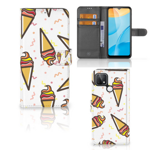 OPPO A15 Book Cover Icecream