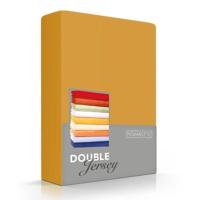 Romanette Luxe Dubbel Jersey Hoeslaken - Okergeel 140/160 x 200/210/220 cm