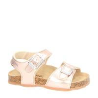 Kipling Easy 4 leren sandalen roségoud