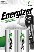 Energizer Nimh C 1.2 V Power Plus 2500 mAh oplaadbare halflight-batterij (2 stuks)