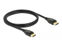 Delock 82423 DisplayPort-kabel DisplayPort Aansluitkabel DisplayPort-stekker, DisplayPort-stekker 1.00 m Zwart - thumbnail