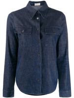 Helmut Lang Pre-Owned chemise ajustée en jean - Bleu - thumbnail