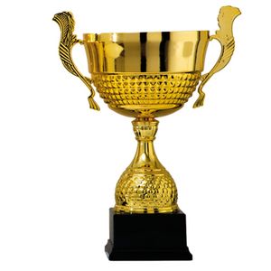 Luxe trofee/bokaal - goud - oren - kunststof - 36 x 18 cm - sportprijs   -