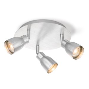 Home sweet home LED opbouwspot Alba 3 lichts Ø 22 cm - aluminium