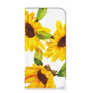 Smart Cover voor iPhone 15 Plus Zonnebloemen