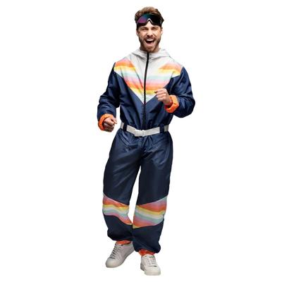 Ski Outfit Snow Dude Retro Blauw