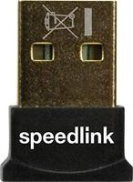 Speedlink SL-7411-BK VIAS Nano USB Bluetooth 4.0-adapter voor gegevensoverdracht op kantoor/thuiskantoor voor gaming/pc/notebook/laptop, zwart