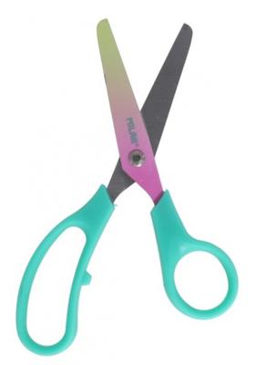 Milan schaar Basic Sunset 13,4 cm staal turquoise