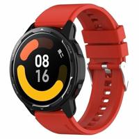 By Qubix - Siliconen sportband - Rood - Compatible met Xiaomi Redmi Watch 5 Active/Redmi Watch 5 Lite - Compatible Xiaomi bandje