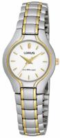 Lorus RRX90GX9 Horloge staal zilver-en goudkleurig-wit 24 mm