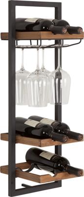 d-Bodhi Wijnrek Winemate - 6 Flessen 4 Glazen