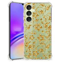 Samsung Galaxy A35 Case Gouden Bloemen