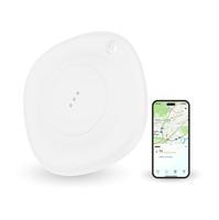 Ksix MyTag objectvinder, compatibel met iOS en Apple-zoeken, sleutel- en koffervinder, geïntegreerde luidspreker met alarm, IP66 waterdicht, 1 jaar looptijd, verwisselbare batterij, wit