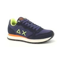 Sneaker running Sun68 Tom Fluo suede/ nylon navy blue U25SU12 Z44102 41
