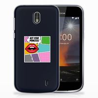 Nokia 1 Silicone Back Cover Popart Princess - thumbnail