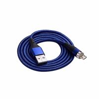 AKYGA USB-kabel USB-A-stekker, USB-Micro-B stekker 1,0 m blauw AK-USB-47