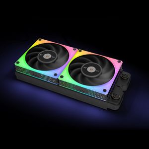 Thermaltake CL-F135-PL12SW-A PC-ventilator Transparant, RGB (b x h x d) 120 x 120 x 25 mm Incl. RGB-verlichtingsbesturing