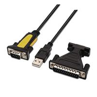 AISENS A104 – 0039 – 1,8 m USB naar seriële converter, zwart
