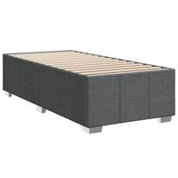 vidaXL Bedframe stof donkergrijs 80x200 cm