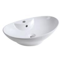 Kerra KR 139 WH waskom ovaal 58x38,5cm wit